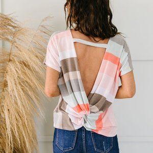 Twist Back Top